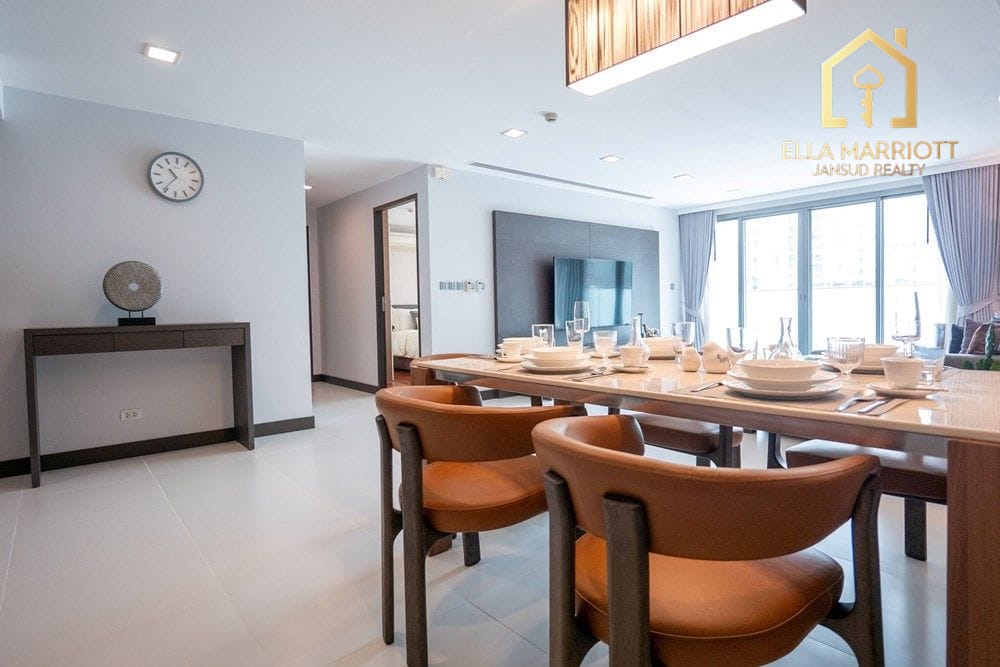 Rent 120K | 167sqm Boutique 3BR | Sukhumvit 19 | Near BTS Asoke 2