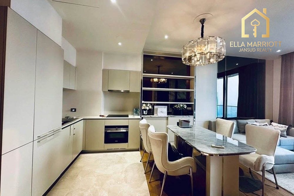 2-Schlafzimmer-Eigentumswohnung in den Magnolias Waterfront Residences — 6 Gehminuten zur BTS Charoen Nakhon 4