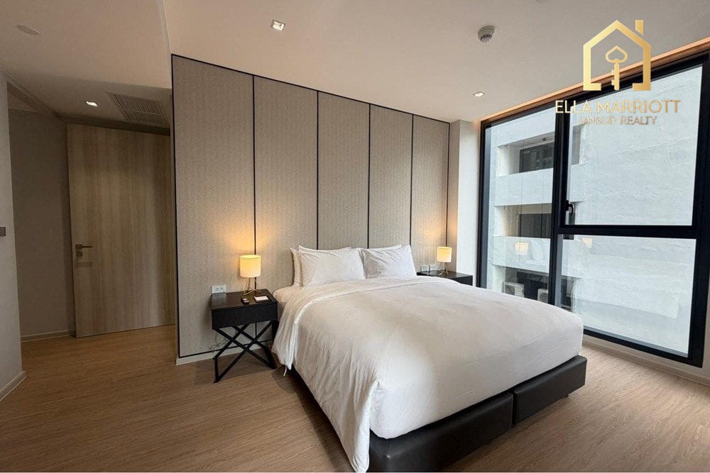 Rent 123K | 100sqm 2BR Serviced Suite | Full Hotel Service | Sukhumvit 6