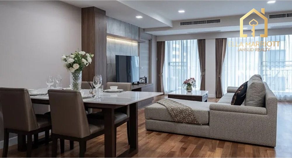 3-Zimmer-Wohnung zur Miete in Sukhumvit 34 - 180 m² 2