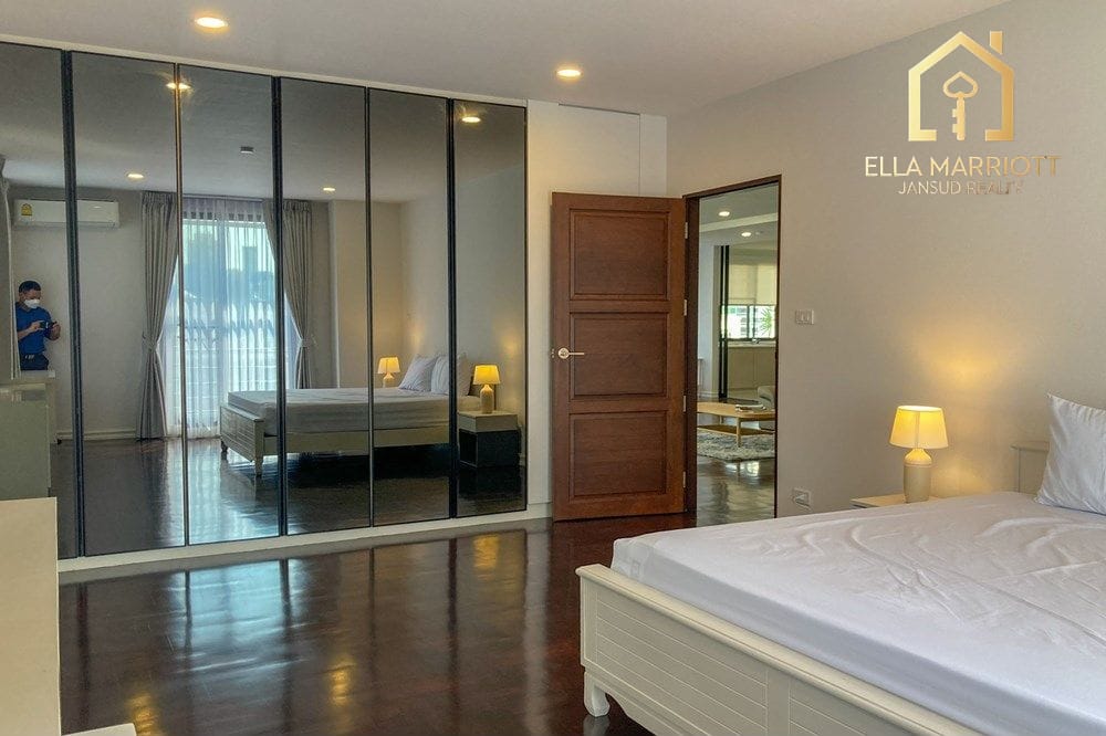 Geräumige Familiensuite mit 3 Schlafzimmern zur Miete für 130.000 in Sukhumvit 49 – Haustierfreundliches Apartment. 12