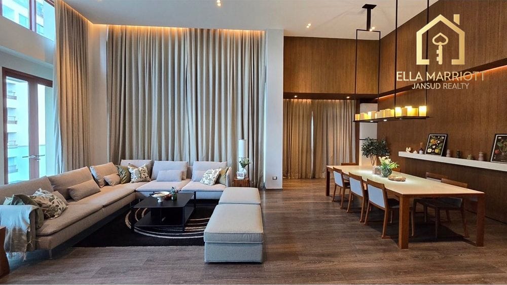 3-Bedroom Condo at The Crest Ruamrudee — 13 min walk to BTS Phloen Chit 2
