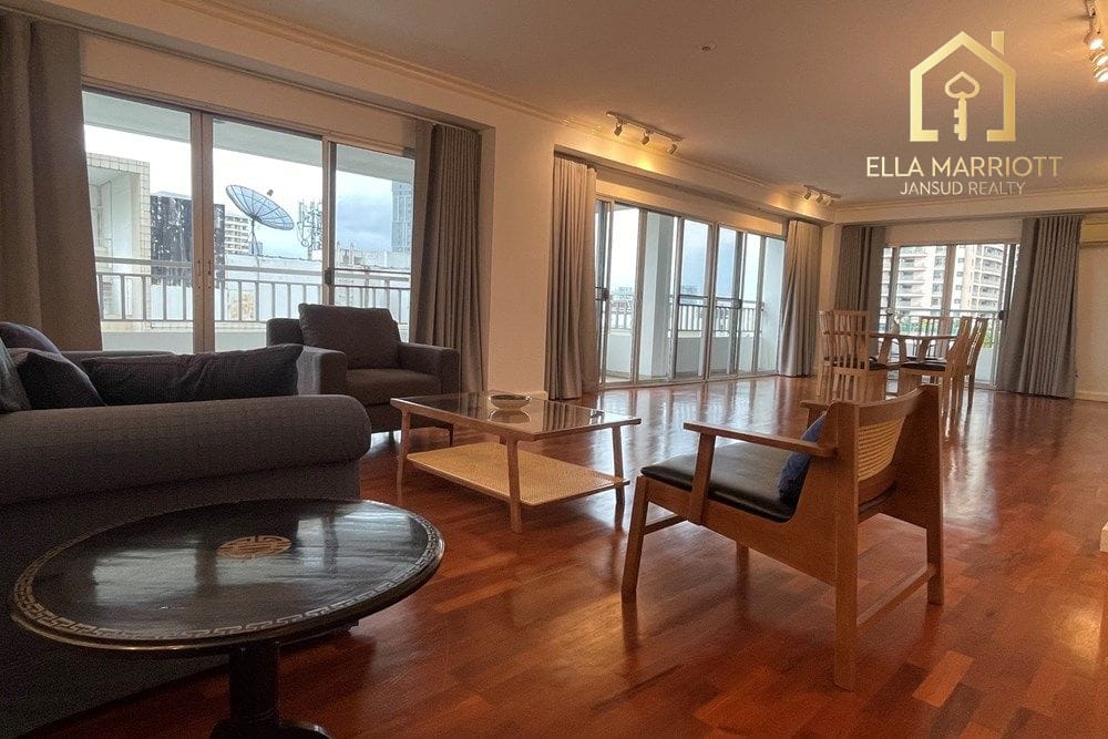 Sale 32M | 236sqm Reno 2+1BR | Sathon Park Place | Near MRT Lumphini 1