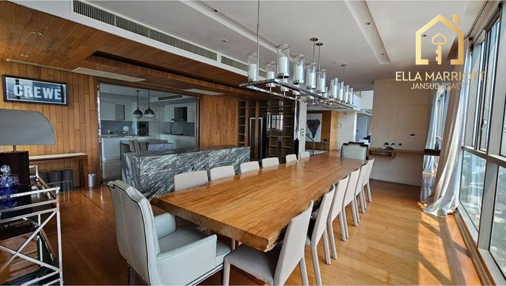 Rent 450K | AEQUA 49 | 481sqm Penthouse Duplex | 4BR | Dog-Friendly 6