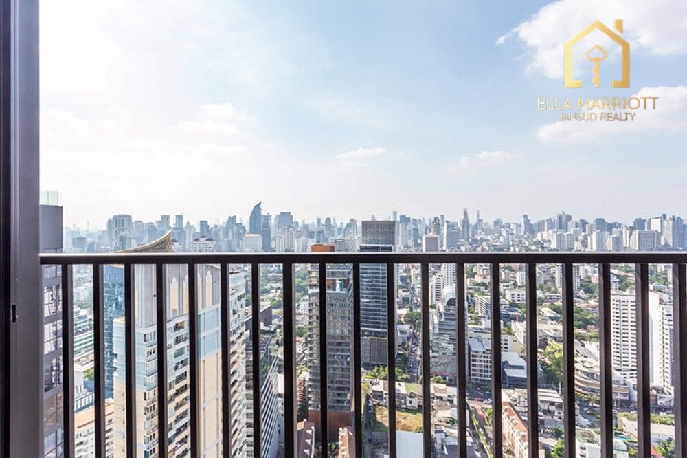Rent 80K | Park Origin Thonglor | 38th Fl 3BR | 2 Tubs | Near DONKI 13