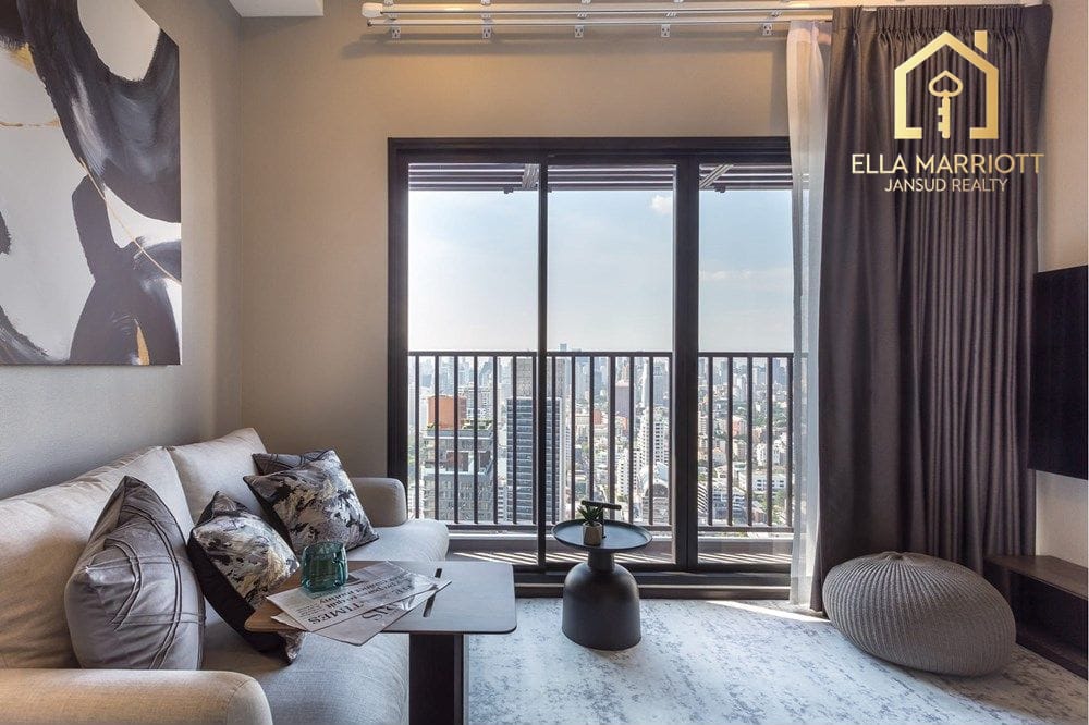 Rent 80K | Park Origin Thonglor | 38th Fl 3BR | 2 Tubs | Near DONKI 3