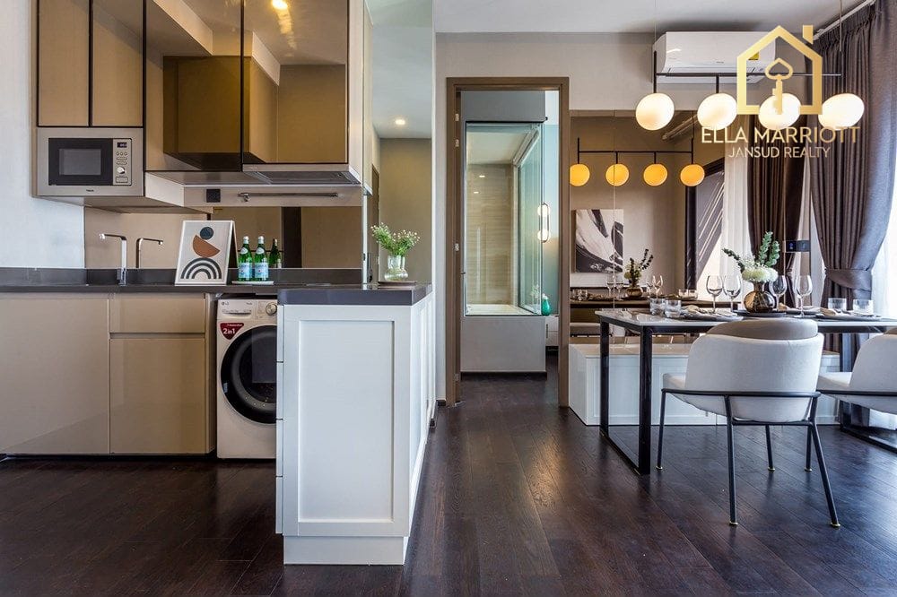 Rent 80K | Park Origin Thonglor | 38th Fl 3BR | 2 Tubs | Near DONKI 5