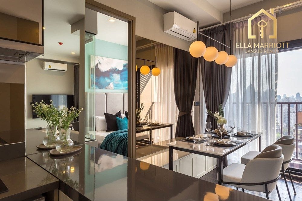 Rent 80K | Park Origin Thonglor | 38th Fl 3BR | 2 Tubs | Near DONKI 6