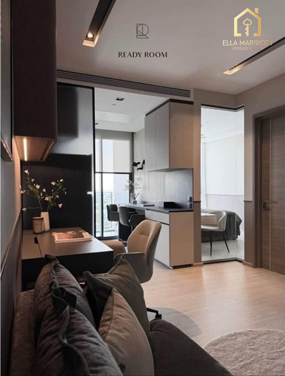 Moderne Eigentumswohnung zum Verkauf im The Room Sukhumvit 38, Top-Lage in Bangkok. 11