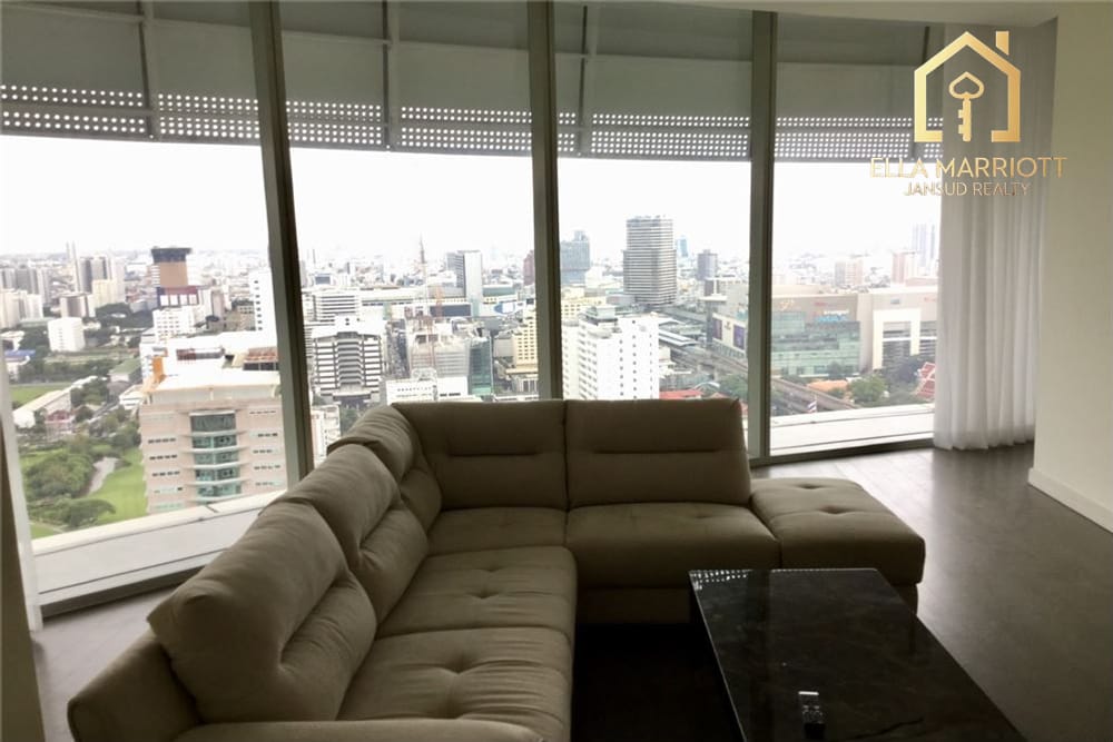 Luxuriöse 2-Zimmer-Wohnung mit Stadtblick zur Miete im Magnolias Ratchadamri – 5 Gehminuten zur BTS Ratchadamri. 2