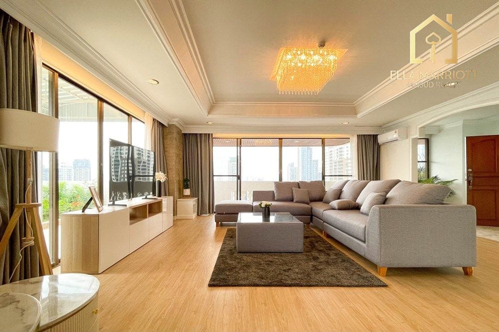 Rent 250K | 400sqm Penthouse | Huge Balcony | Pet-Friendly 1