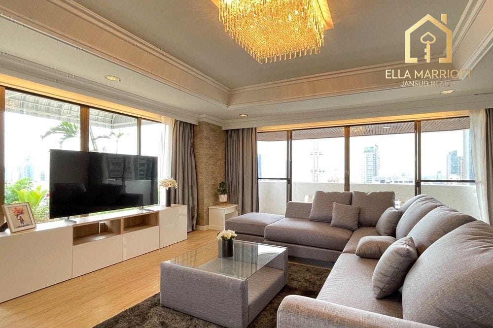 Rent 250K | 400sqm Penthouse | Huge Balcony | Pet-Friendly 3