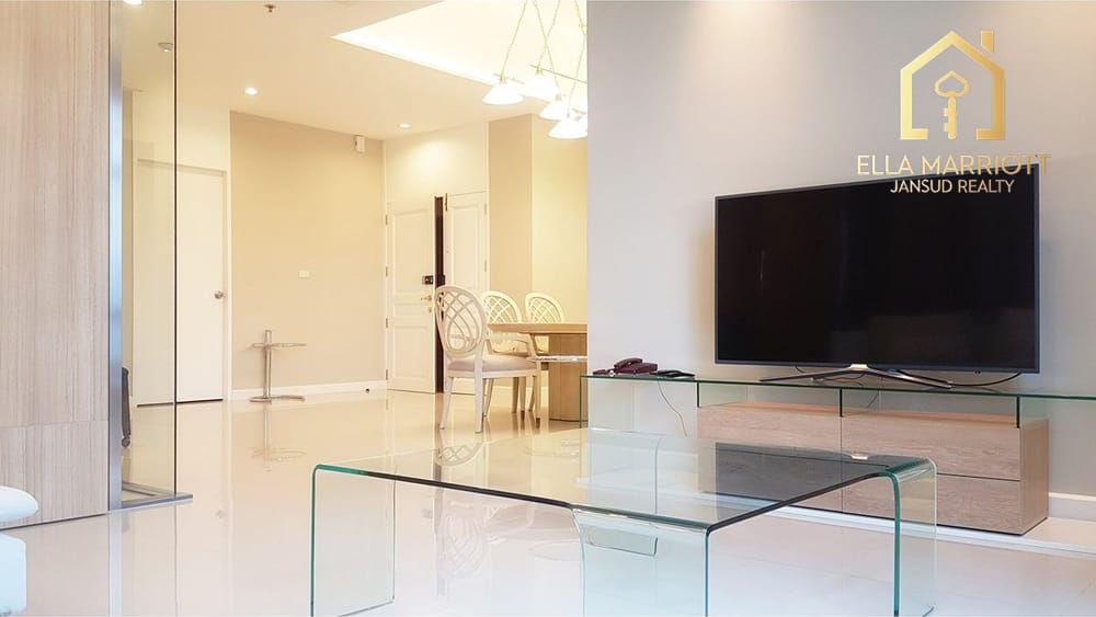 Rent 100K | Grand Langsuan | 144sqm 31st Fl. | 2BR + Study | Chidlom 3