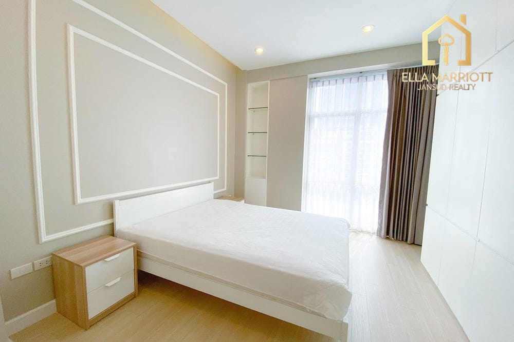 Rent 100K | Grand Langsuan | 144sqm 31st Fl. | 2BR + Study | Chidlom 5