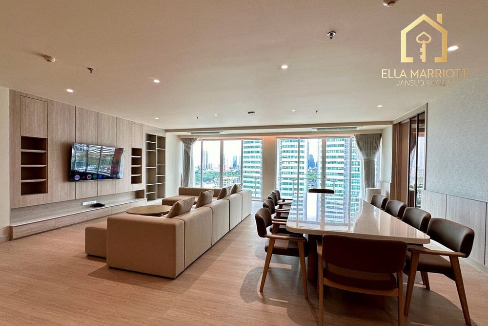 4 Bedroom Apartment for Rent in Sukhumvit 20 - Pet Friendly Service Apartment 2