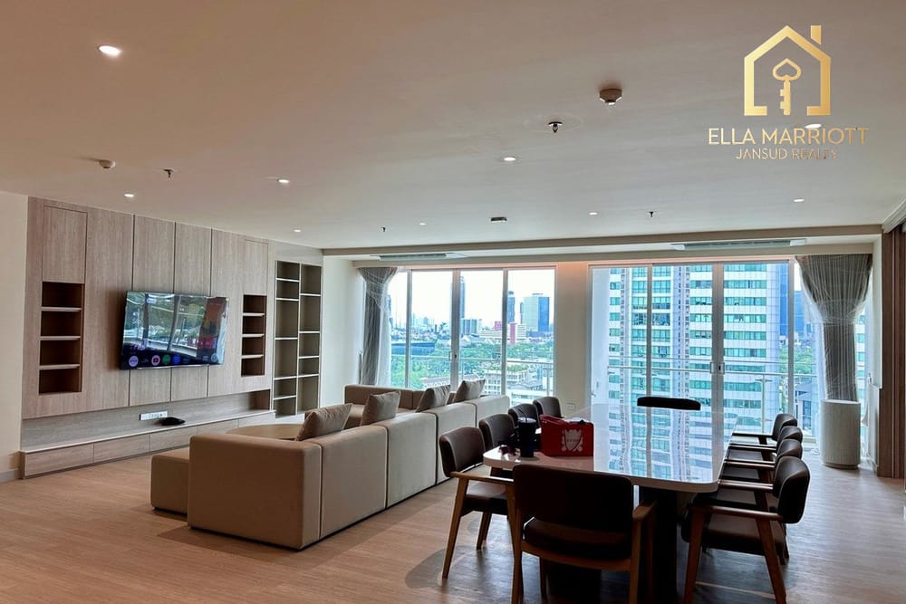 4 Bedroom Apartment for Rent in Sukhumvit 20 - Pet Friendly Service Apartment 4