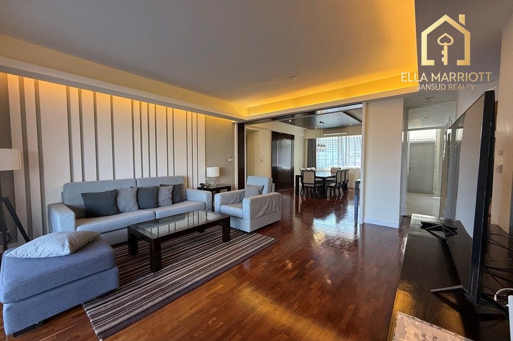 Luxury 3BR Condo for Rent near Nana BTS | 166sqm with Tennis Court 2