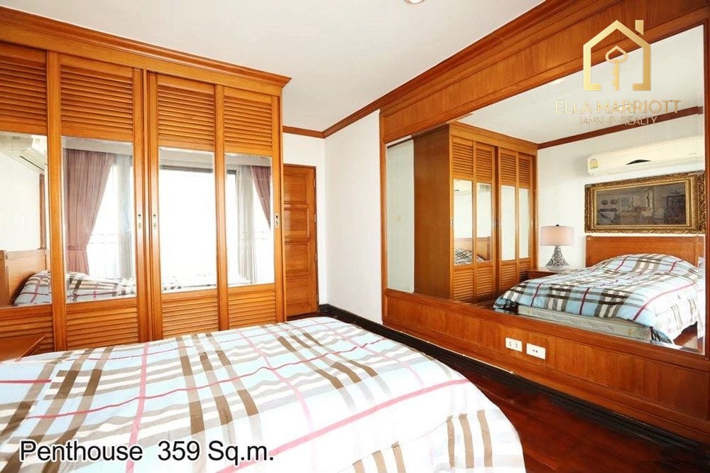 Spacious 3BR Penthouse on 21st Floor in Sukhumvit 23 - Rent 85K 4