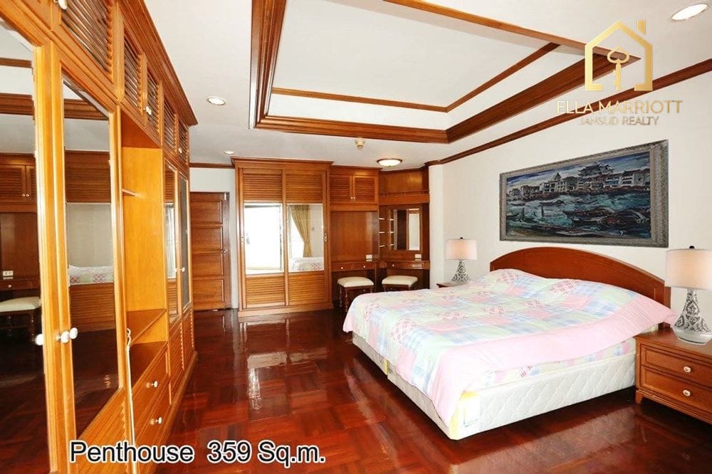 Spacious 3BR Penthouse on 21st Floor in Sukhumvit 23 - Rent 85K 7
