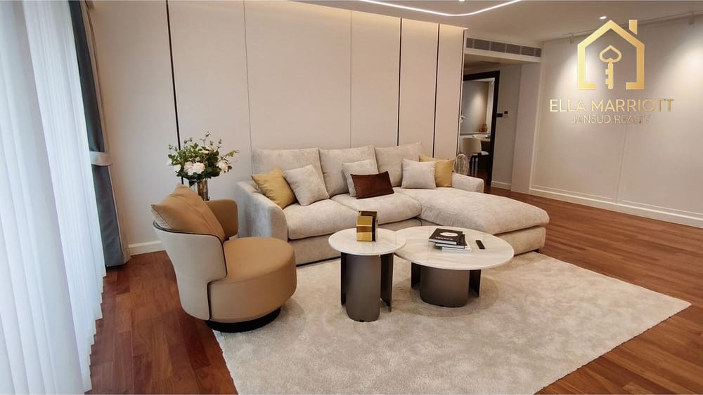 Spacious 4BR Family Condo for Rent in Sukhumvit 16 – 260sqm, Pets Allowed, 15 Min Walk to BTS Asok 2