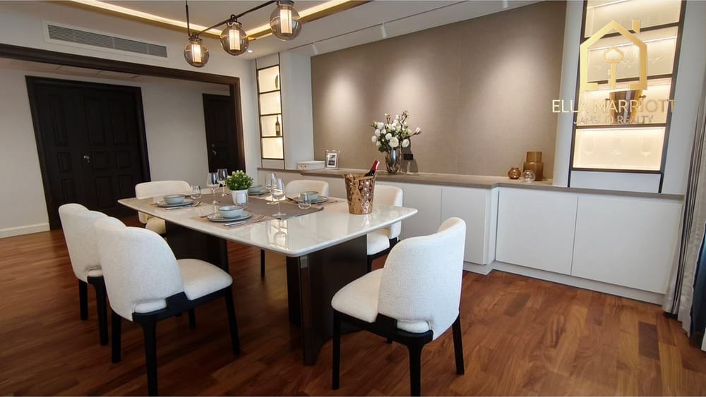 Spacious 4BR Family Condo for Rent in Sukhumvit 16 – 260sqm, Pets Allowed, 15 Min Walk to BTS Asok 4