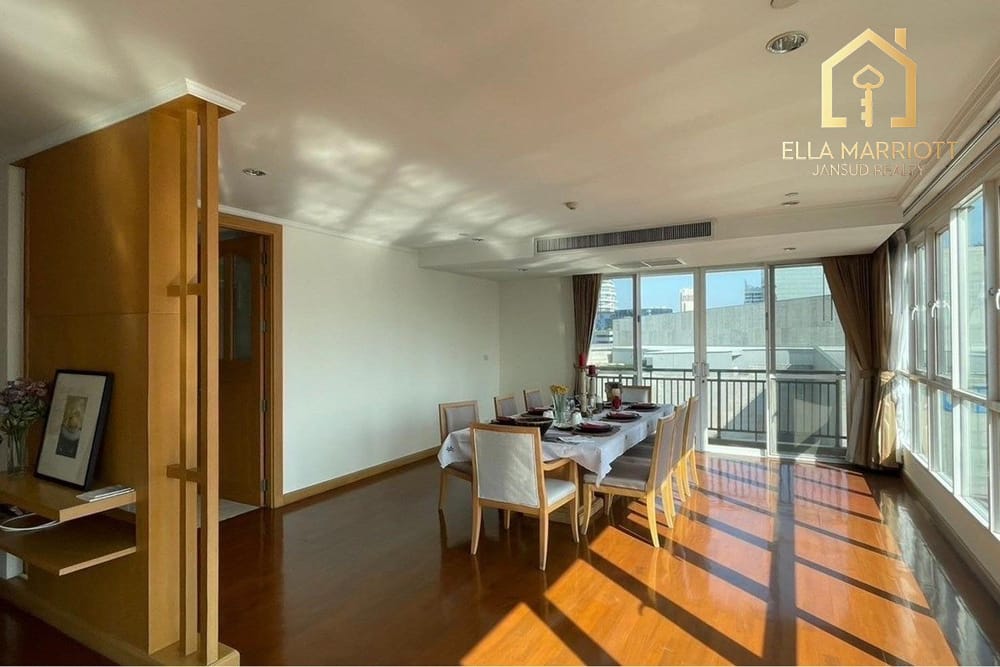 Rent 140K | Palatial 285sqm 3BR Sky Mansion | Sukhumvit 22 | Pets OK 2