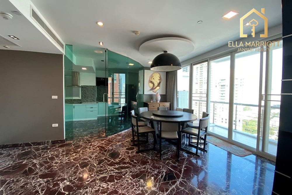 Luxuriöses 342 m² Maisonette-Penthouse mit privatem Dachgarten & Jacuzzi – 7 Gehminuten zur MRT Sukhumvit 2
