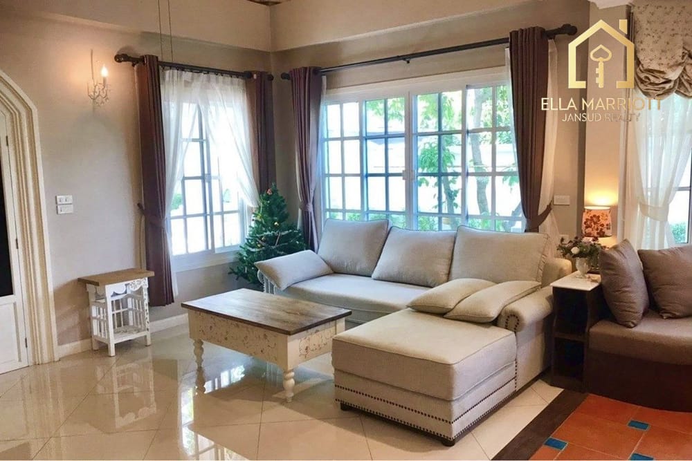 Rent 85K | Fantasia Villa 3 | 240sqm European House | Pool View 2