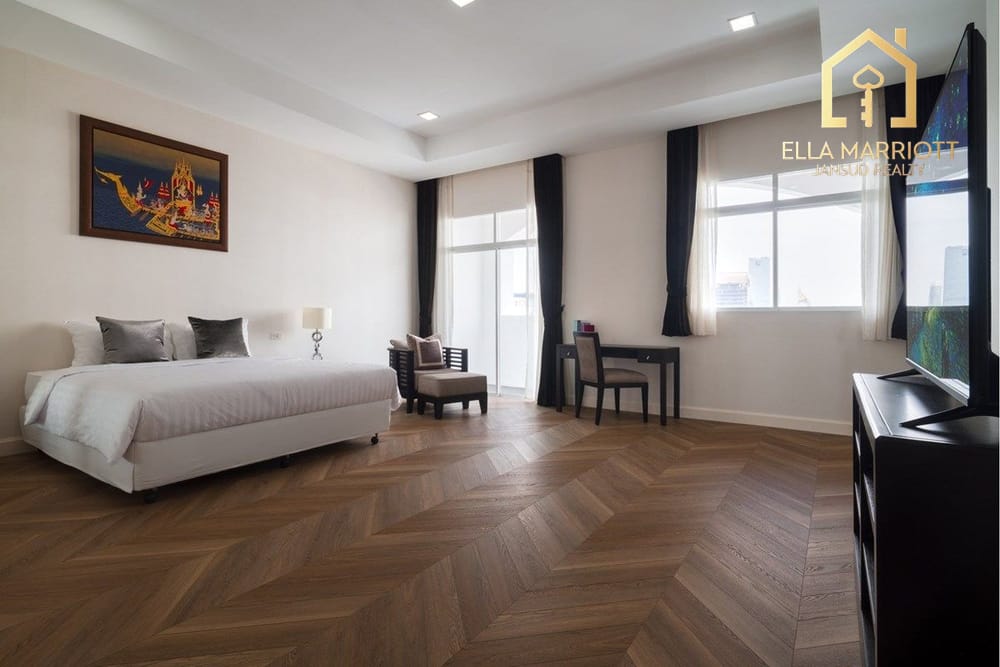 Rent 250K | 29th Fl. Top Penthouse | 4+1BR Sky Mansion | Pet-Friendly 23