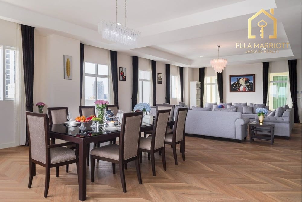 Rent 250K | 29th Fl. Top Penthouse | 4+1BR Sky Mansion | Pet-Friendly 7
