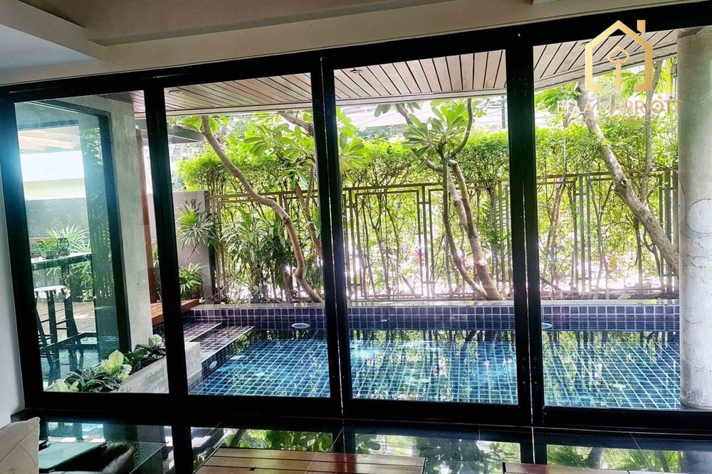 Villa mit privatem Pool, 500 qm, zu vermieten nahe Thonglor BTS, Sukhumvit 53 - 230.000 3