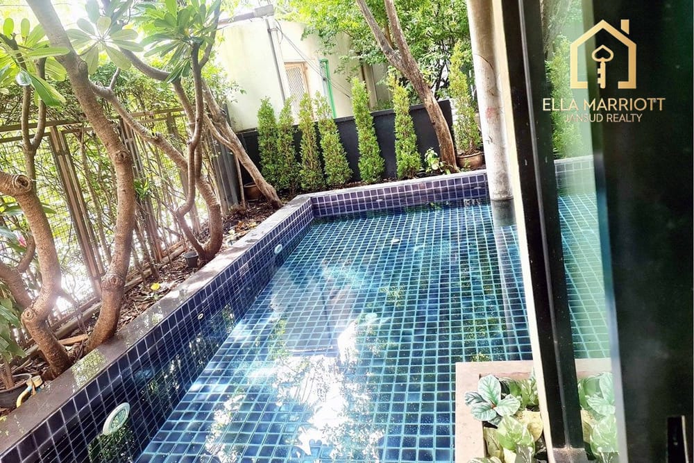 Villa mit privatem Pool, 500 qm, zu vermieten nahe Thonglor BTS, Sukhumvit 53 - 230.000 4