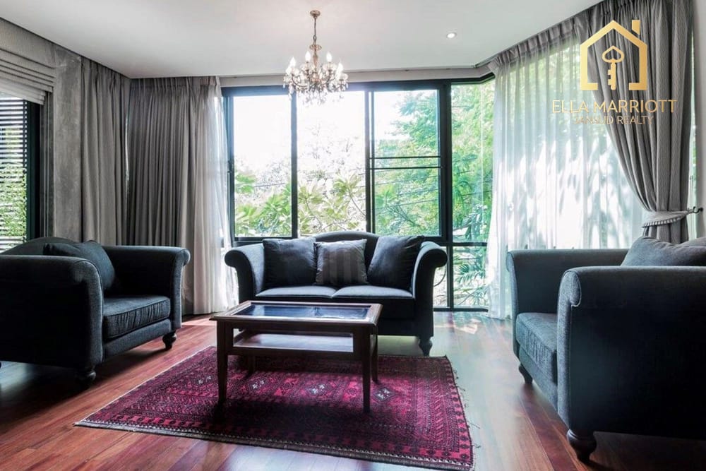 Villa mit privatem Pool, 500 qm, zu vermieten nahe Thonglor BTS, Sukhumvit 53 - 230.000 7