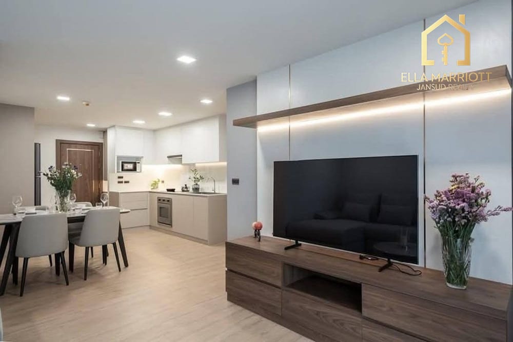 Miete 60K | Brandneues 2-Zimmer-Apartment nahe Thong Lo BTS | 90m² | Kleine Katzen erlaubt 2