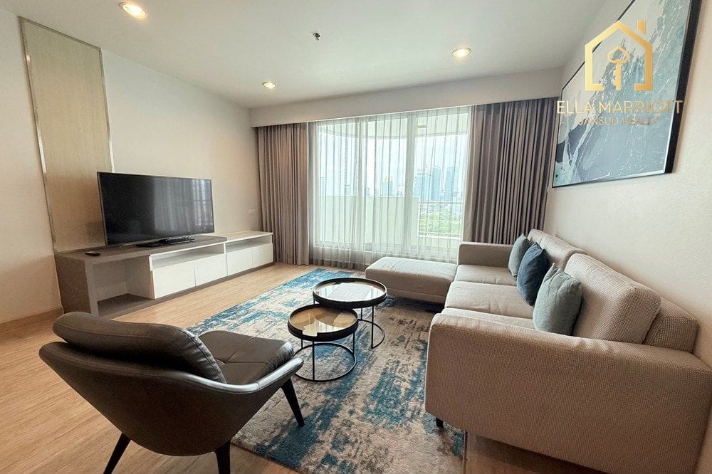 Luxuriöse 2-Schlafzimmer-Eigentumswohnung mit 3 Bädern zur Miete in Watthana 2
