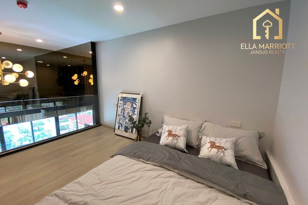 Seltene 53m² Duplex-Wohnung mit 2 Schlafzimmern zur Miete | Noble Recole Sukhumvit 19 | 9 Gehminuten zur MRT 10