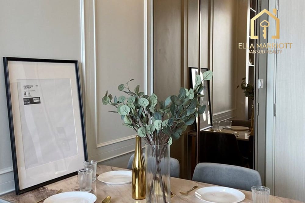 Seltene 53m² Duplex-Wohnung mit 2 Schlafzimmern zur Miete | Noble Recole Sukhumvit 19 | 9 Gehminuten zur MRT 5