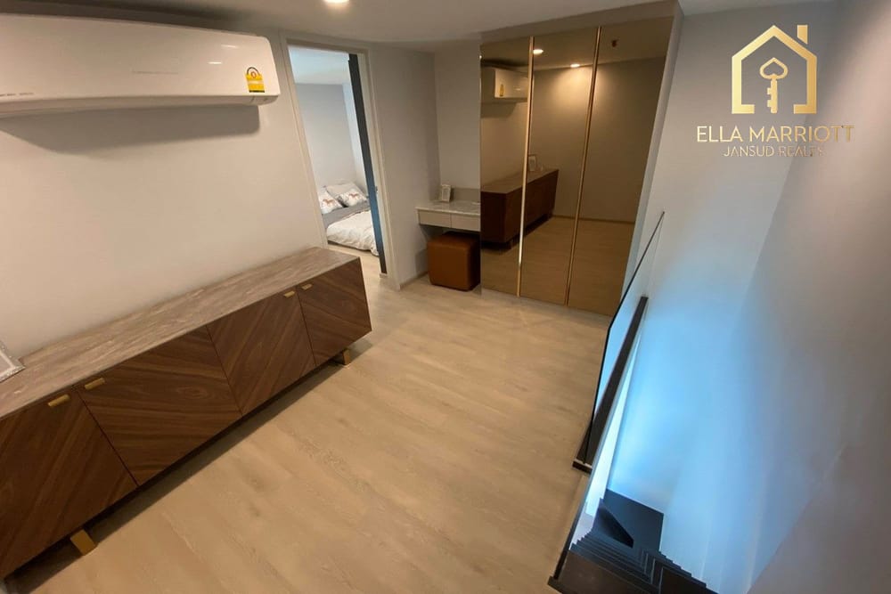 Seltene 53m² Duplex-Wohnung mit 2 Schlafzimmern zur Miete | Noble Recole Sukhumvit 19 | 9 Gehminuten zur MRT 9