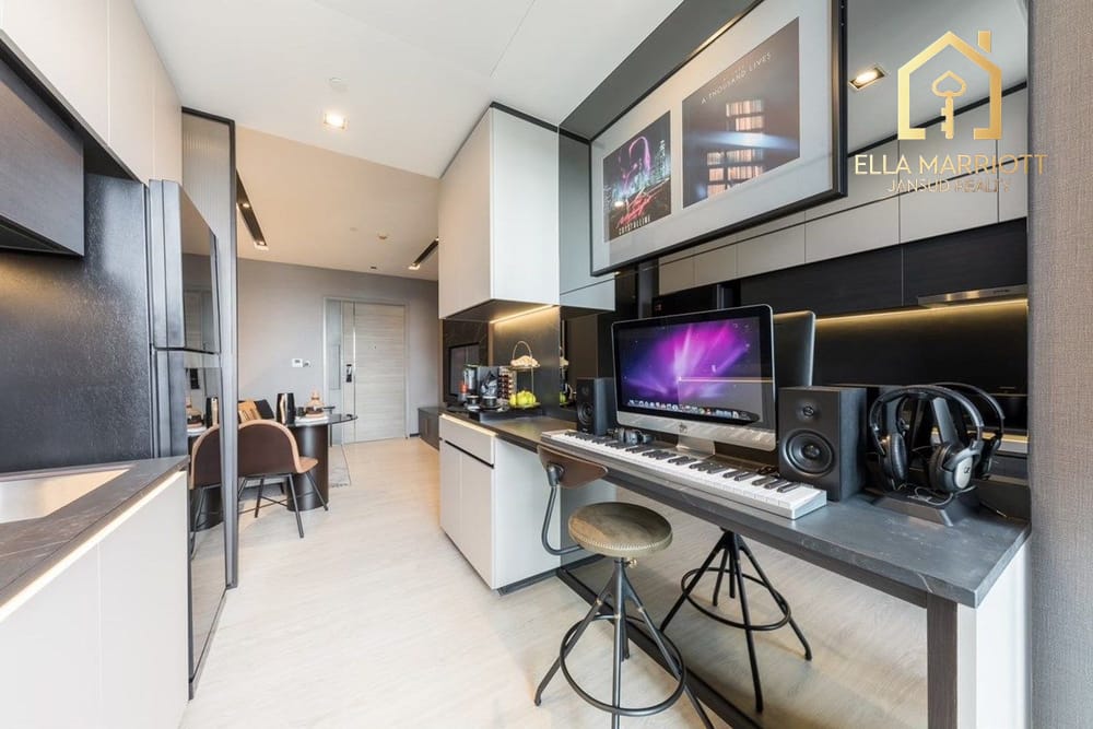 Nagelneue 1-Zimmer-Eigentumswohnung im The Room Sukhumvit 38, Nähe BTS Thonglor 3