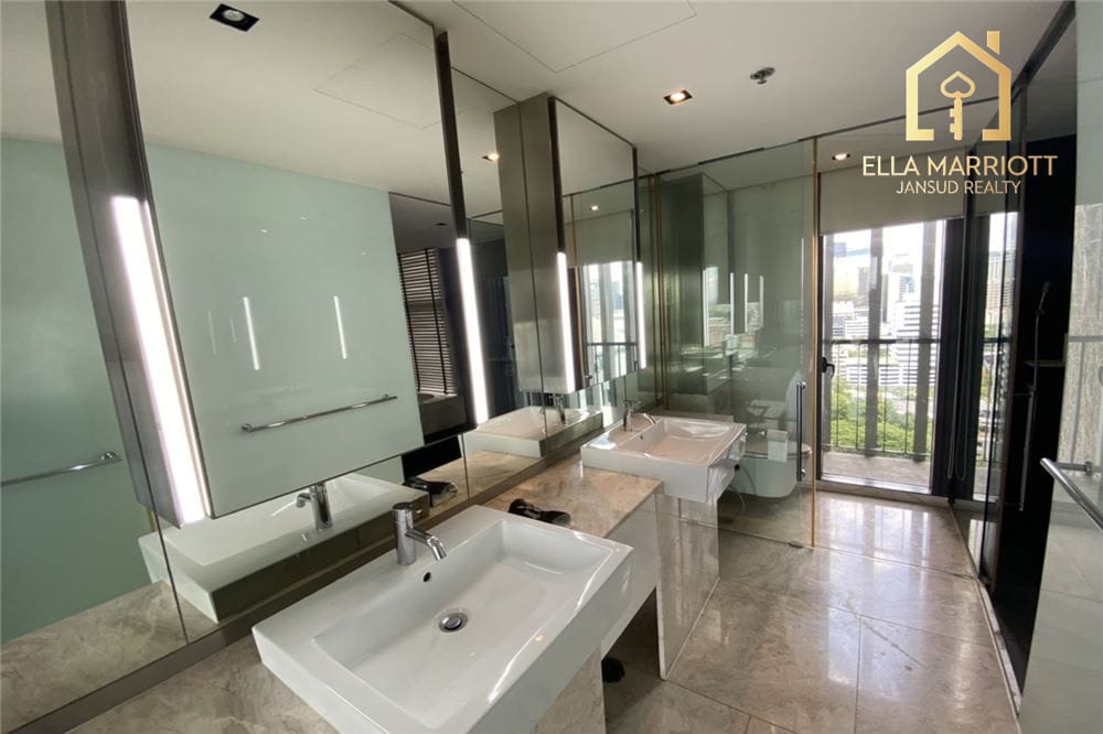 Rent 130K | Rare 222sqm 3BR Condo with Private Pool | The Met Sathorn - 10 Mins Walk to BTS Chong Nonsi 12