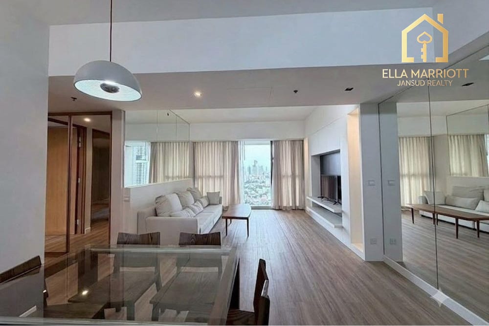 Zu vermieten: Apartment mit 2 Schlafzimmern im The Met Sathorn - 93m² mit Flussblick, 10 Min. Fußweg zur BTS Chong Nonsi - 65.000 1
