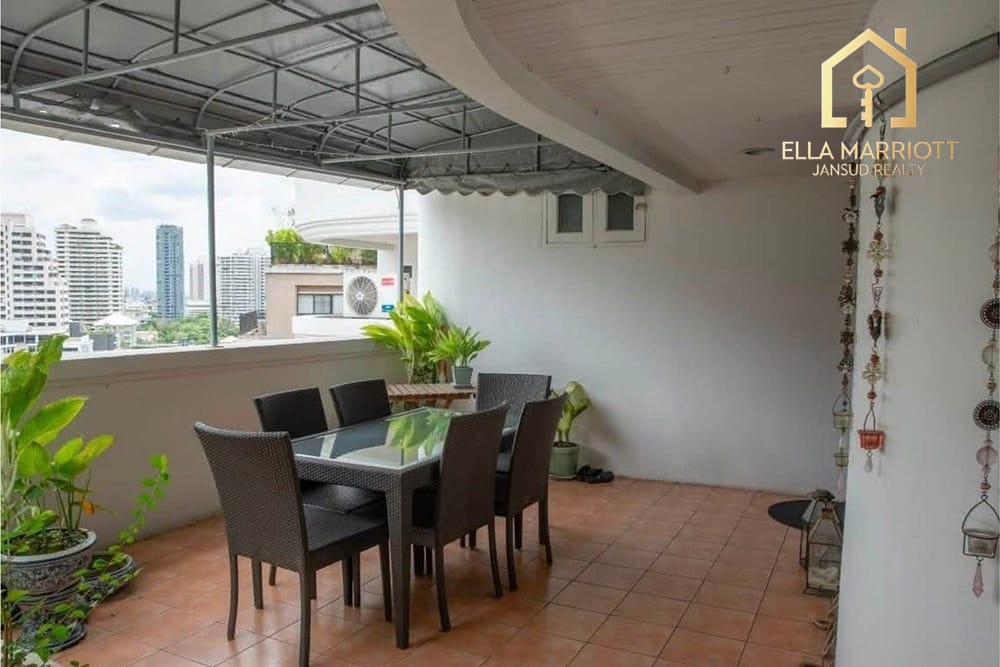4-Schlafzimmer Maisonette-Penthouse mit privatem Garten in Sukhumvit zu vermieten - 210.000 | 660 m² 14