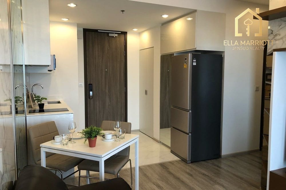 Brandneue 2-Zimmer-Wohnung zur Miete im Ideo 66 - 52m² Nähe BTS Udomsuk. 2