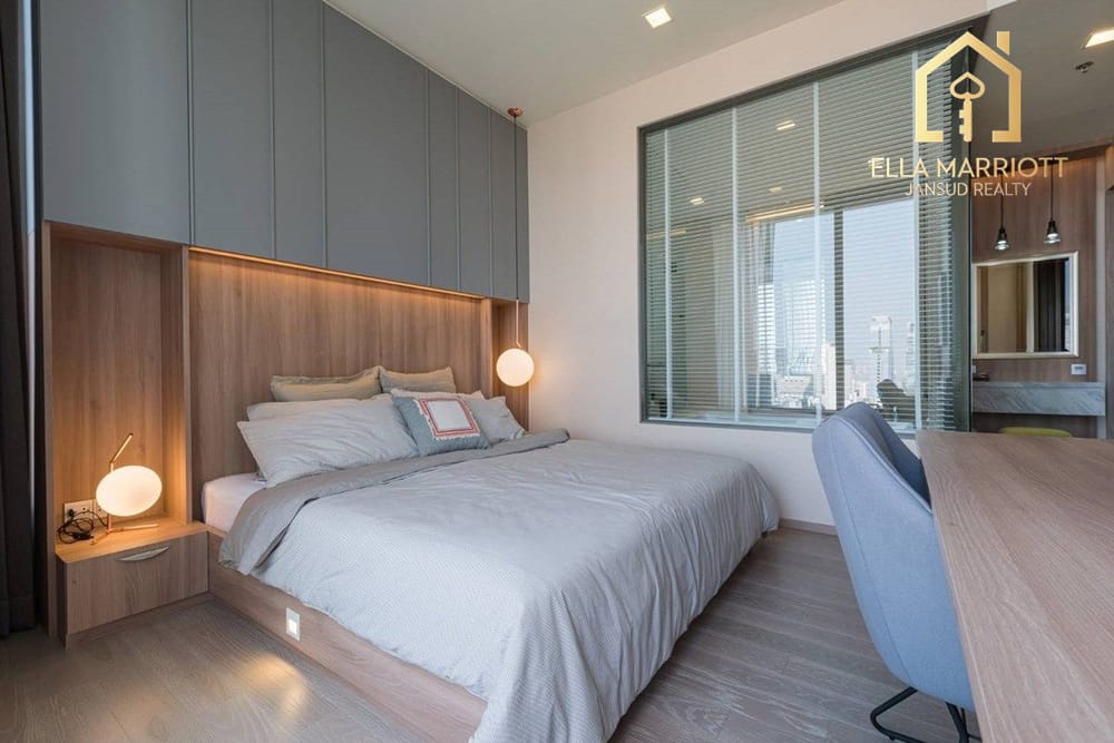 Rent 75K | 75.5sqm 2BR 21st Fl | West View Wattana | THE ESSE Asoke 4