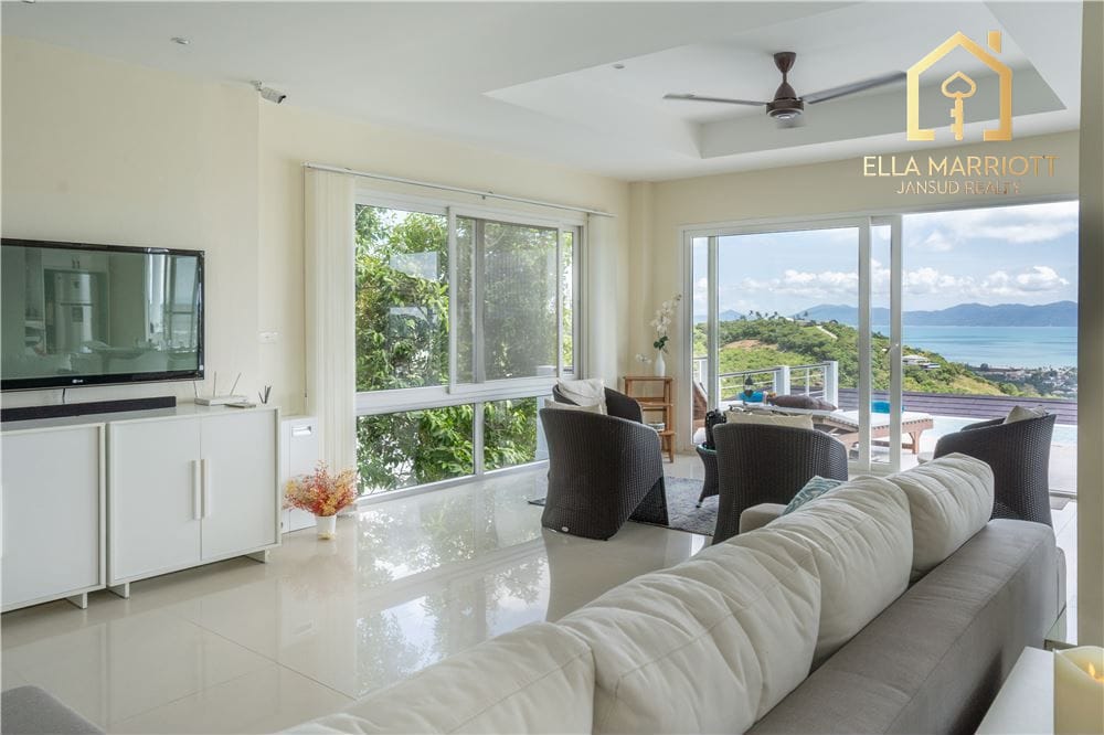 6 Bedroom Villa in Bophut, Koh Samui - Sea views galore 19
