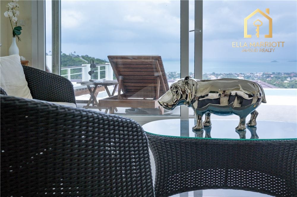 6 Bedroom Villa in Bophut, Koh Samui - Sea views galore 25