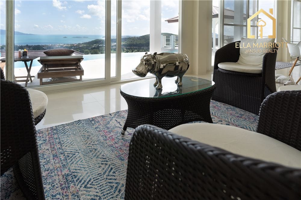 6 Bedroom Villa in Bophut, Koh Samui - Sea views galore 57