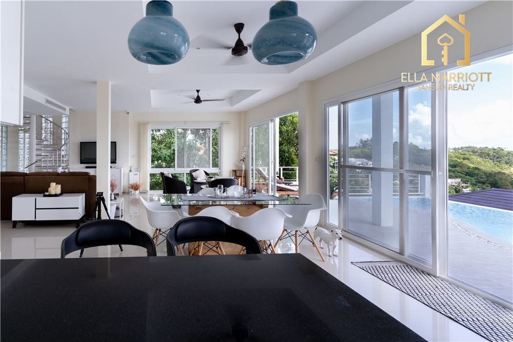 6 Bedroom Villa in Bophut, Koh Samui - Sea views galore 62