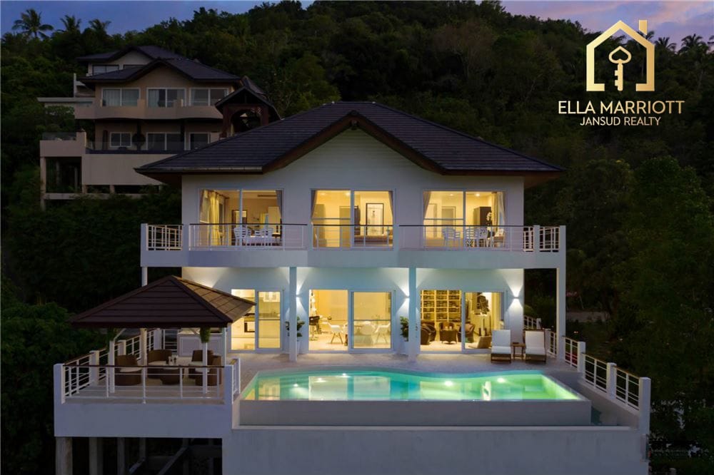 6 Bedroom Villa in Bophut, Koh Samui - Sea views galore 83