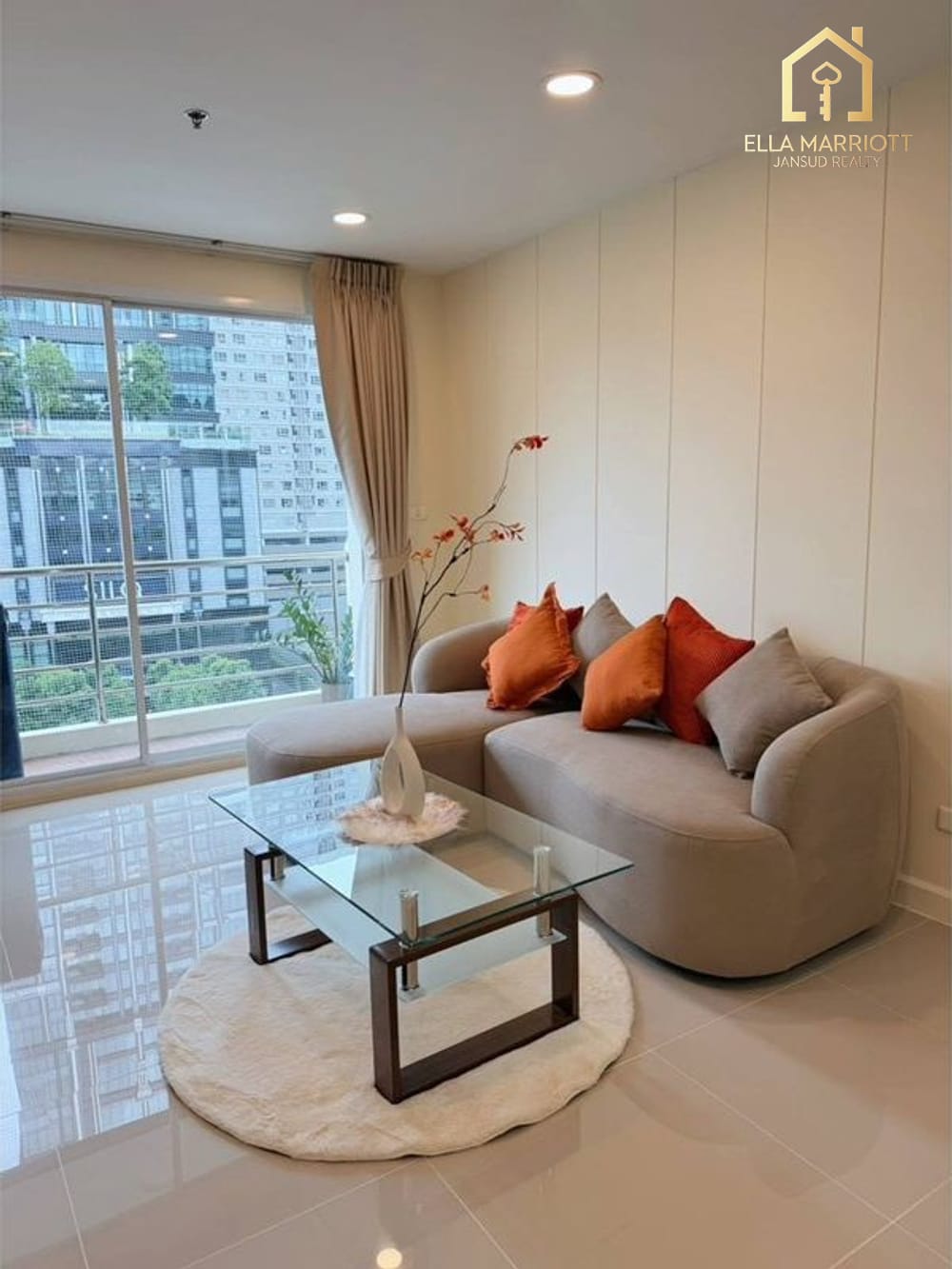 Rent 49K | Newly Renovated 80sqm 2BR 8th Fl | 350m BTS | Serene Place 2